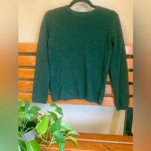 Carole little Italian Moreno wool sweater L green